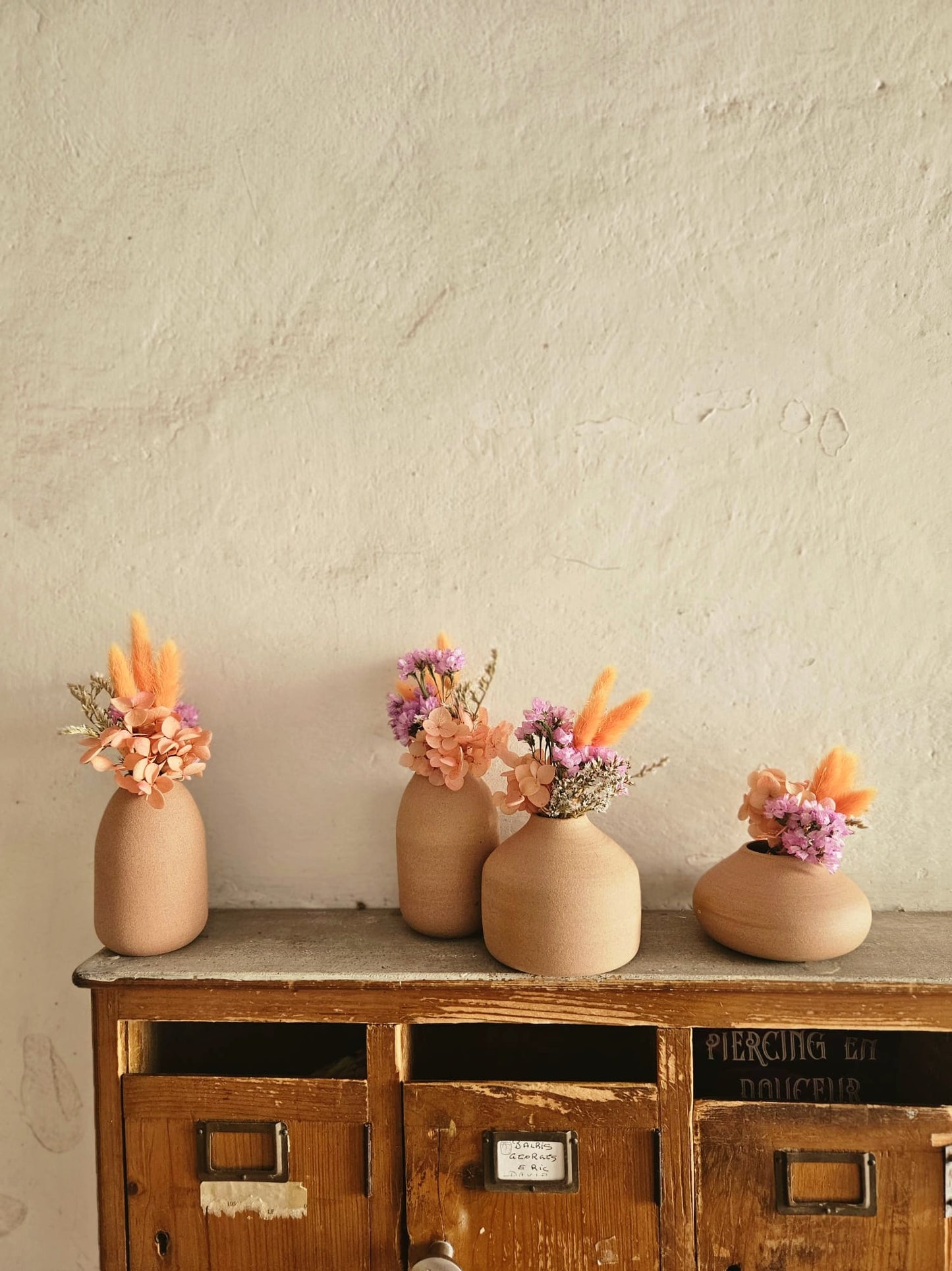 Bouquet de fleurs séchées